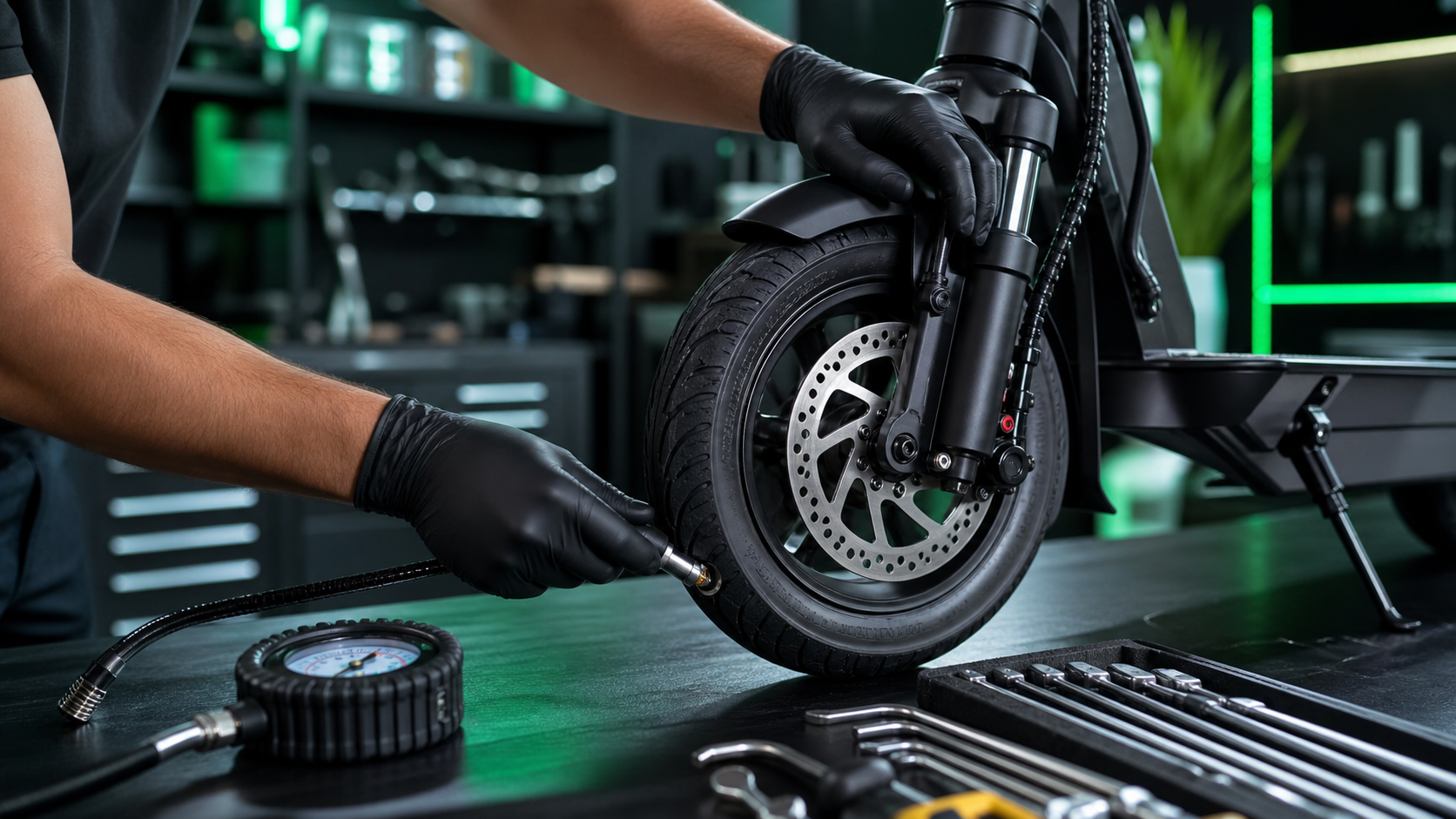 Entretien et maintenance des trottinettes électriques