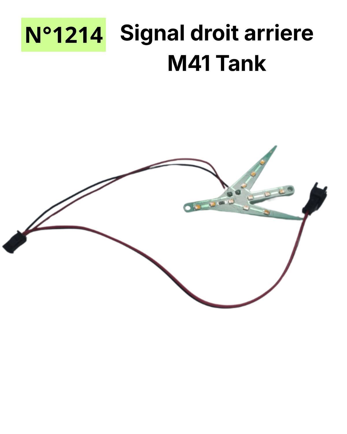 Signal droit arrière M41 Tank